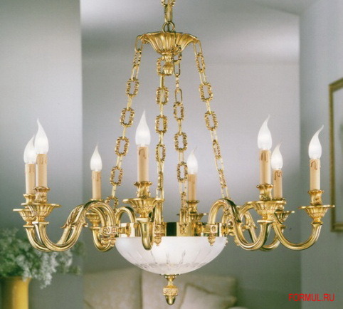 Люстра Possoni Illuminazione 518/8+2 ORO